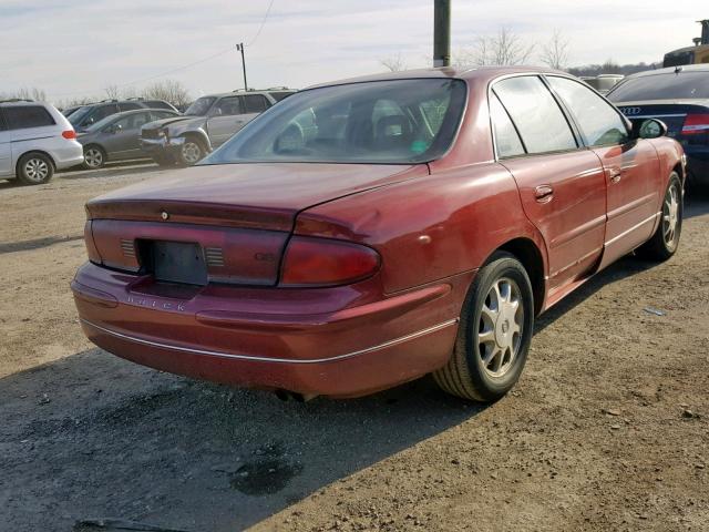 2G4WB52K4V1421159 - 1997 BUICK REGAL LS MAROON photo 4