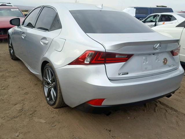 JTHBE1D25G5024754 - 2016 LEXUS IS 350 SILVER photo 3