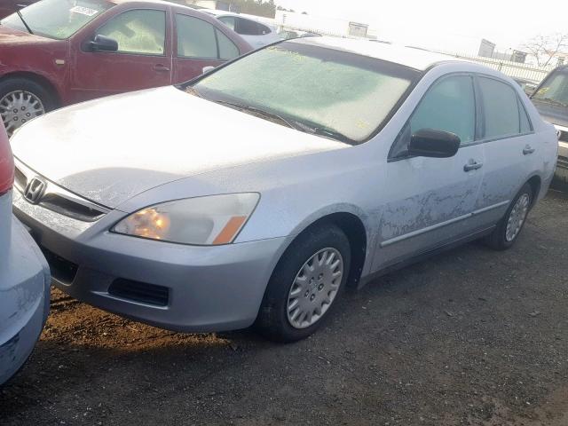 1HGCM56117A030614 - 2007 HONDA ACCORD VAL GRAY photo 2