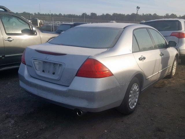 1HGCM56117A030614 - 2007 HONDA ACCORD VAL GRAY photo 4