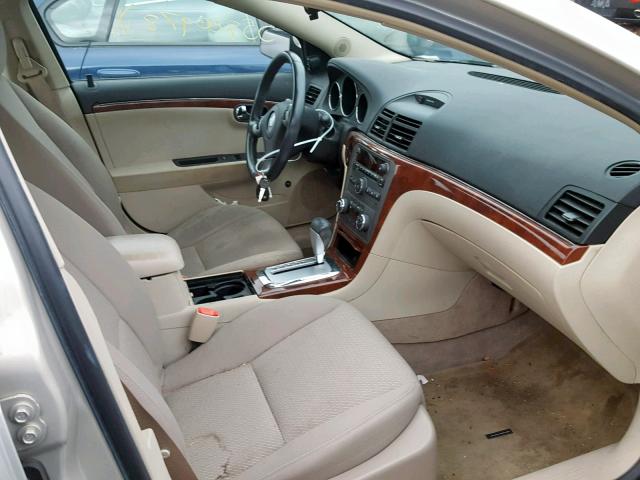 1G8ZR57519F206282 - 2009 SATURN AURA GREEN TAN photo 5