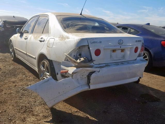 JTHBD192730074655 - 2003 LEXUS IS 300 WHITE photo 3