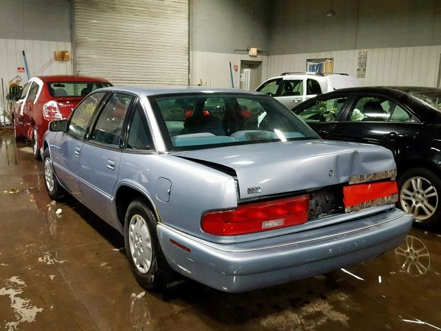 2G4WD52K2T1409681 - 1996 BUICK REGAL LIMI BLUE photo 3