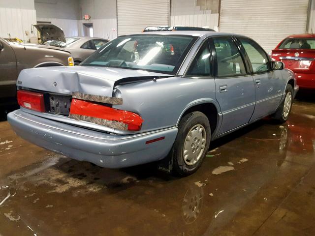 2G4WD52K2T1409681 - 1996 BUICK REGAL LIMI BLUE photo 4