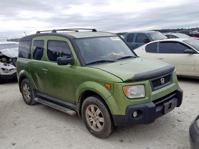 5J6YH28776L005030 - 2006 HONDA ELEMENT EX GREEN photo 1