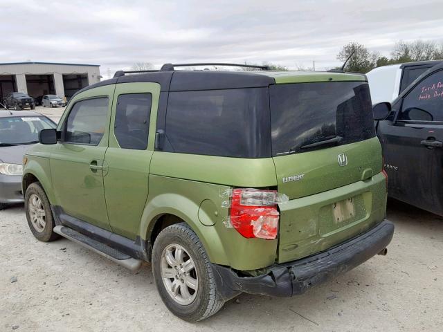 5J6YH28776L005030 - 2006 HONDA ELEMENT EX GREEN photo 3