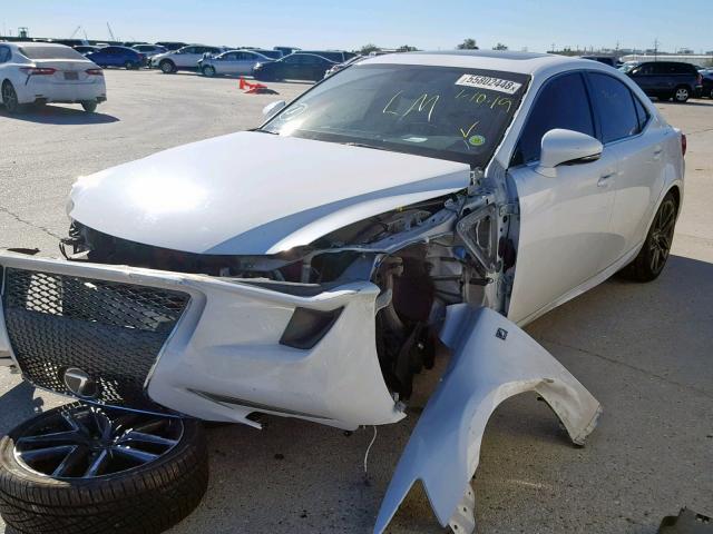 JTHBF1D2XE5021603 - 2014 LEXUS IS 250 WHITE photo 2