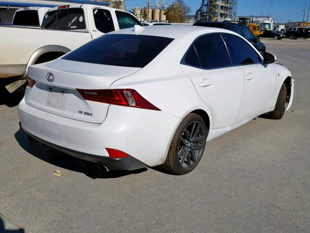 JTHBF1D2XE5021603 - 2014 LEXUS IS 250 WHITE photo 4