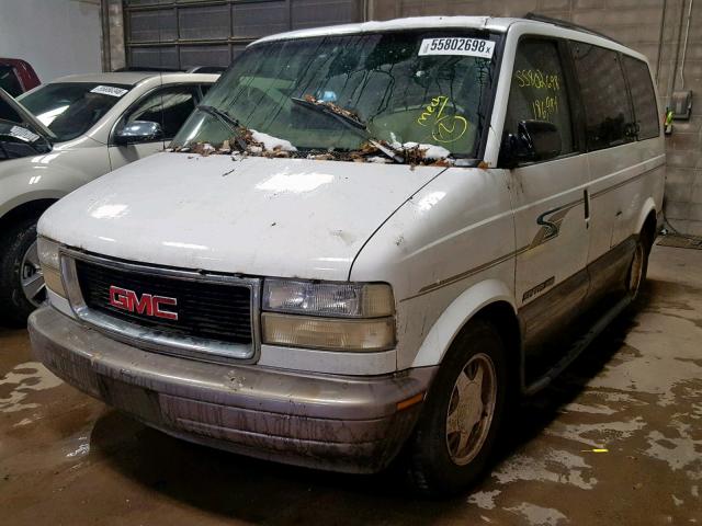 1GKEL19WXYB534539 - 2000 GMC SAFARI XT WHITE photo 2