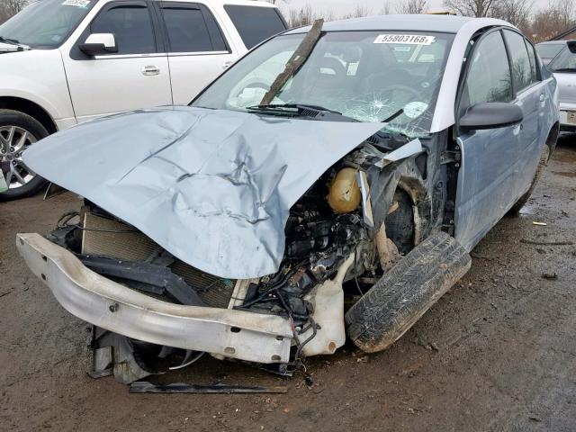 1G8AJ52F33Z100118 - 2003 SATURN ION LEVEL SILVER photo 2