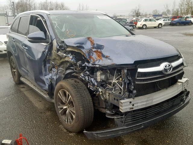 5TDKKRFH7GS127369 - 2016 TOYOTA HIGHLANDER ლურჯი ფოტო 1