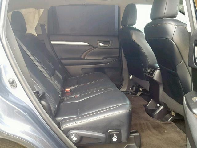 5TDKKRFH7GS127369 - 2016 TOYOTA HIGHLANDER ლურჯი ფოტო 6