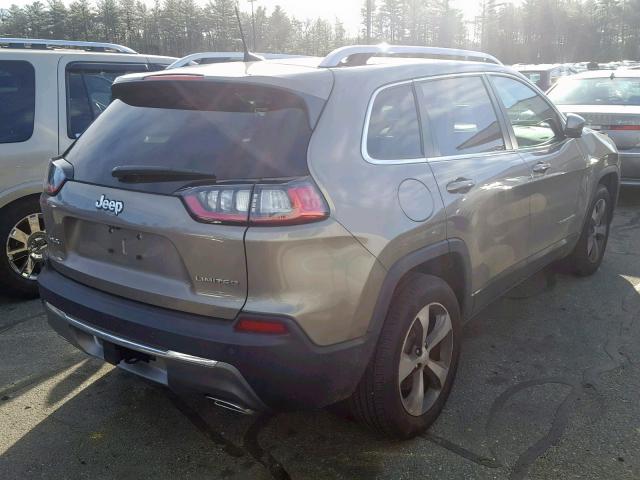 1C4PJMDX2KD107461 - 2019 JEEP CHEROKEE L GRAY photo 4