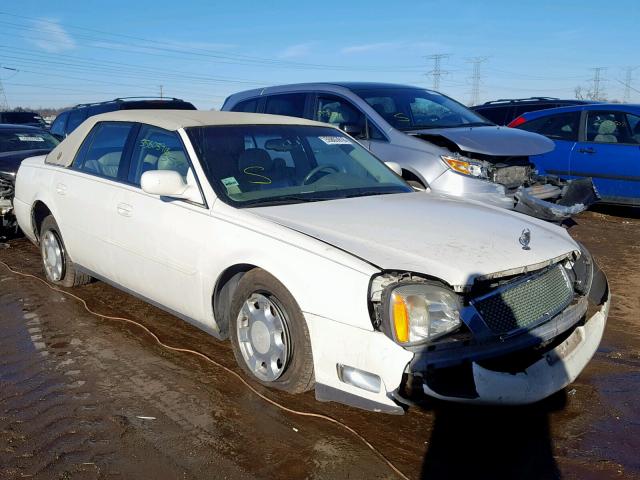 1G6KD54Y12U125484 - 2002 CADILLAC DEVILLE WHITE photo 1