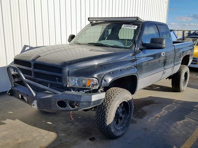 1B7KF2363YJ171883 - 2000 DODGE RAM 2500 BLACK photo 2