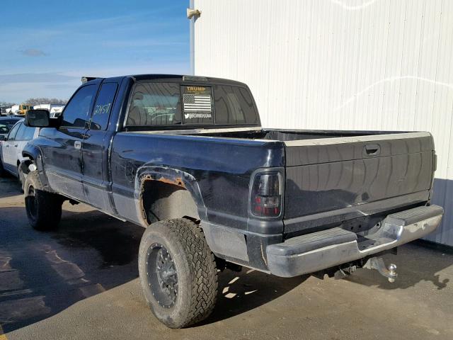 1B7KF2363YJ171883 - 2000 DODGE RAM 2500 BLACK photo 3