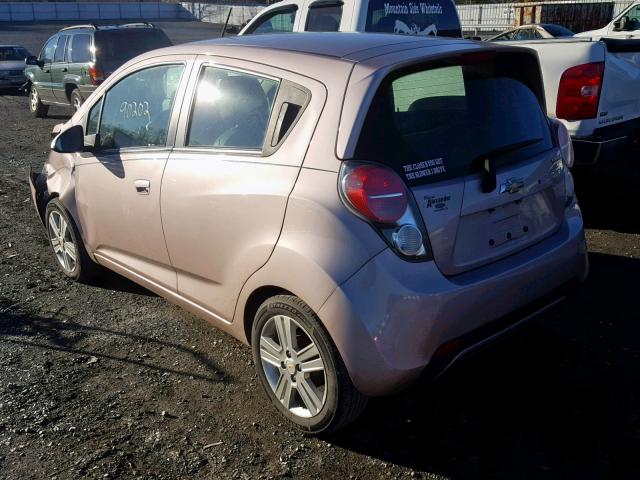 KL8CC6S96DC521126 - 2013 CHEVROLET SPARK 1LT PINK photo 3