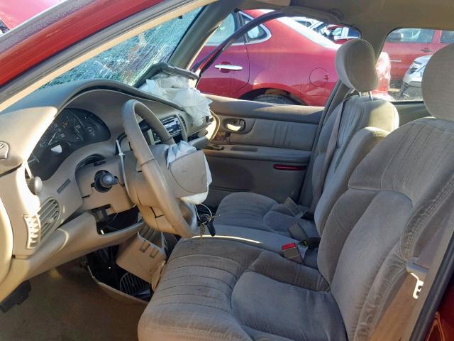 2G4WS52J3Y1292178 - 2000 BUICK CENTURY CU BURGUNDY photo 5