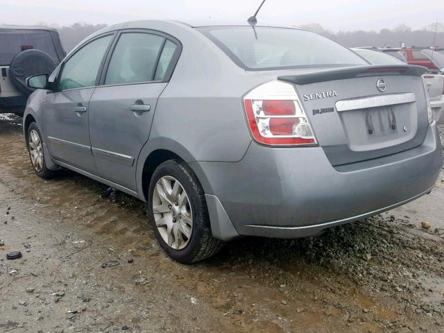 3N1AB6AP6CL680686 - 2012 NISSAN SENTRA 2.0 GRAY photo 3