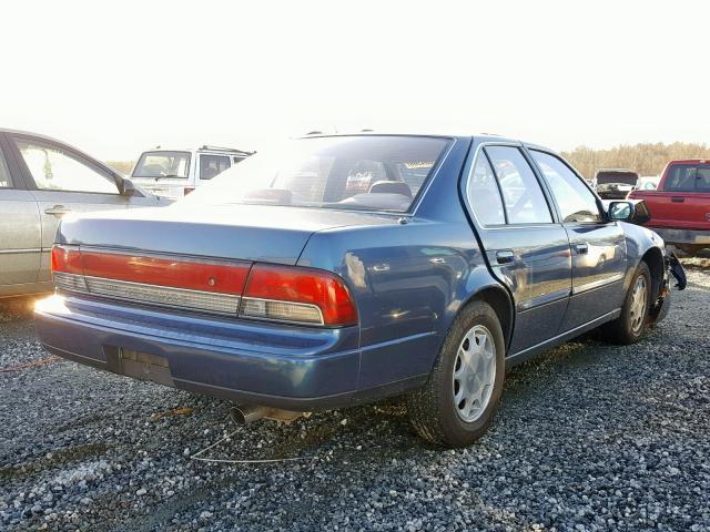 JN1HJ01FXRT200305 - 1994 NISSAN MAXIMA GXE BLUE photo 4