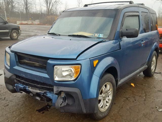 5J6YH28786L009247 - 2006 HONDA ELEMENT EX BLUE photo 2