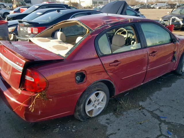 1G1ZT548X5F156653 - 2005 CHEVROLET MALIBU LS MAROON photo 9