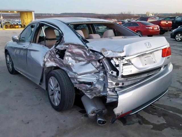 1HGCR3F89EA028741 - 2014 HONDA ACCORD EXL SILVER photo 3