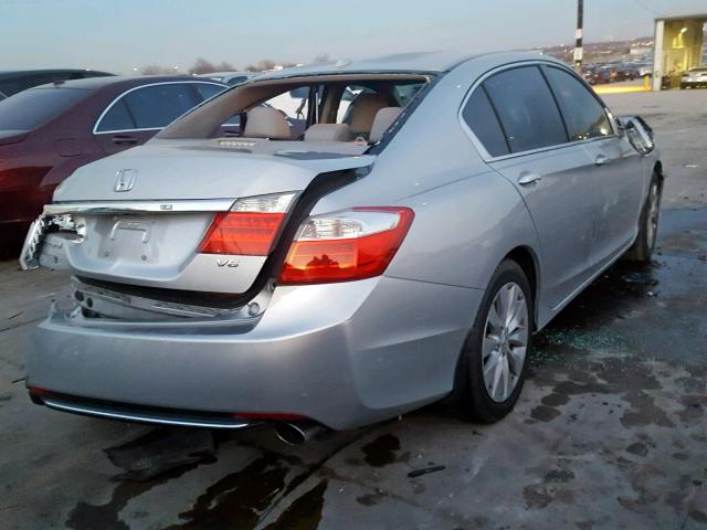 1HGCR3F89EA028741 - 2014 HONDA ACCORD EXL SILVER photo 4