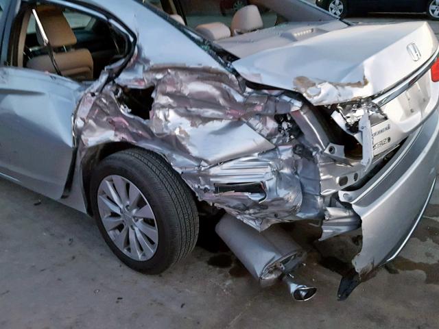 1HGCR3F89EA028741 - 2014 HONDA ACCORD EXL SILVER photo 9