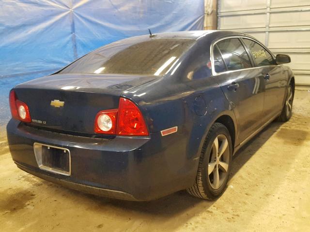 1G1ZC5E11BF135848 - 2011 CHEVROLET MALIBU 1LT BLUE photo 4