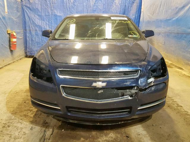 1G1ZC5E11BF135848 - 2011 CHEVROLET MALIBU 1LT BLUE photo 9