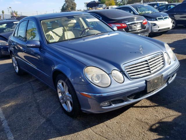 WDBUF56J26A870511 - 2006 MERCEDES-BENZ E 350 BLUE photo 1