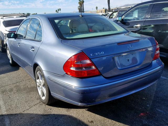 WDBUF56J26A870511 - 2006 MERCEDES-BENZ E 350 BLUE photo 3