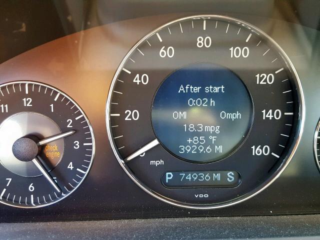 WDBUF56J26A870511 - 2006 MERCEDES-BENZ E 350 BLUE photo 8