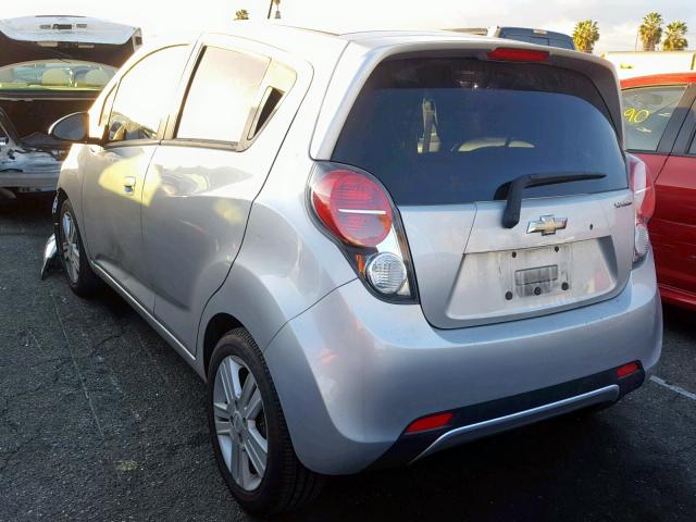 KL8CA6S92FC743977 - 2015 CHEVROLET SPARK LS SILVER photo 3