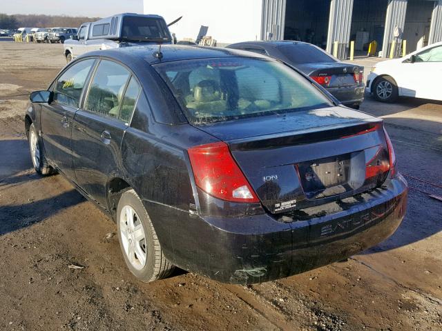 1G8AZ55F67Z147217 - 2007 SATURN ION LEVEL BLACK photo 3