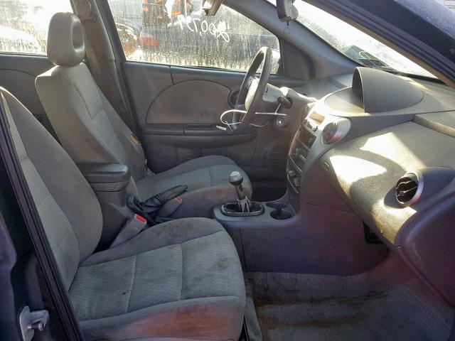 1G8AZ55F67Z147217 - 2007 SATURN ION LEVEL BLACK photo 5