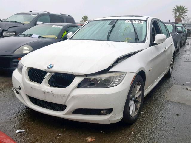 WBAPH5G51ANM35259 - 2010 BMW 328 I SULE WHITE photo 2