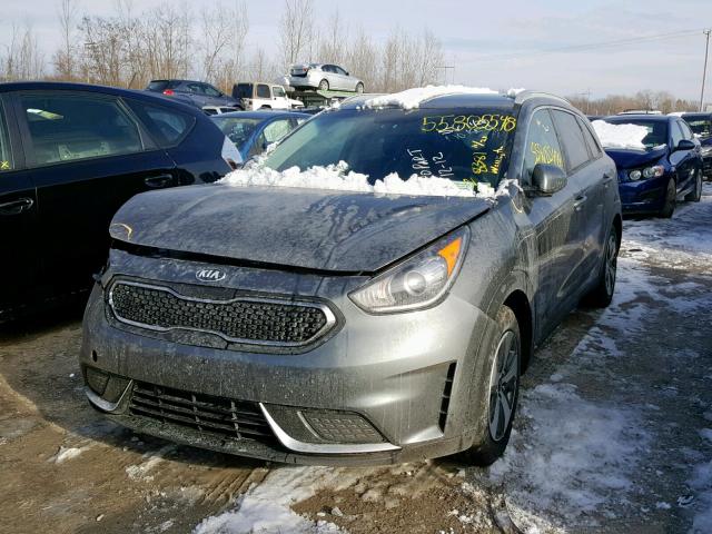 KNDCB3LC4J5189402 - 2018 KIA NIRO FE GRAY photo 2