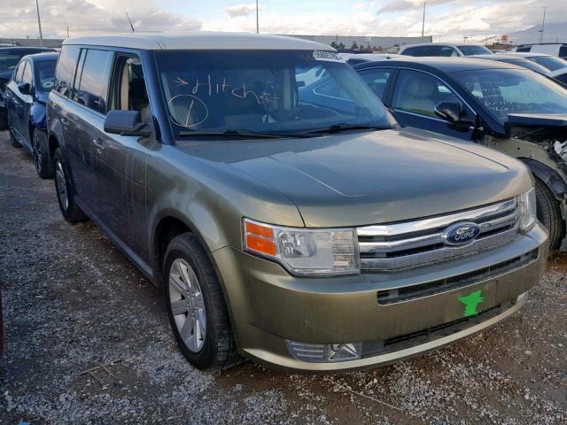 2FMGK5BC2CBD10811 - 2012 FORD FLEX SE GREEN photo 1