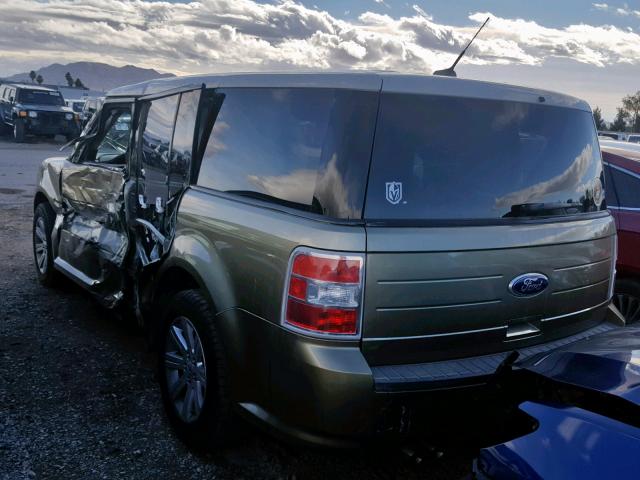 2FMGK5BC2CBD10811 - 2012 FORD FLEX SE GREEN photo 3