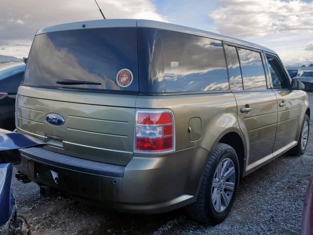 2FMGK5BC2CBD10811 - 2012 FORD FLEX SE GREEN photo 4