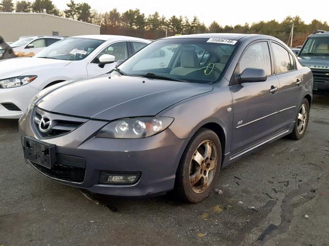 JM1BK324181150788 - 2008 MAZDA 3 S GRAY photo 2