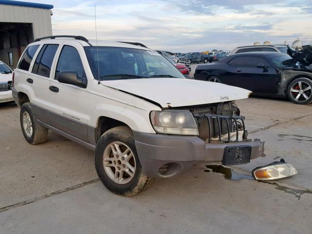 1J4GX48SX4C291144 - 2004 JEEP GRAND CHER WHITE photo 1