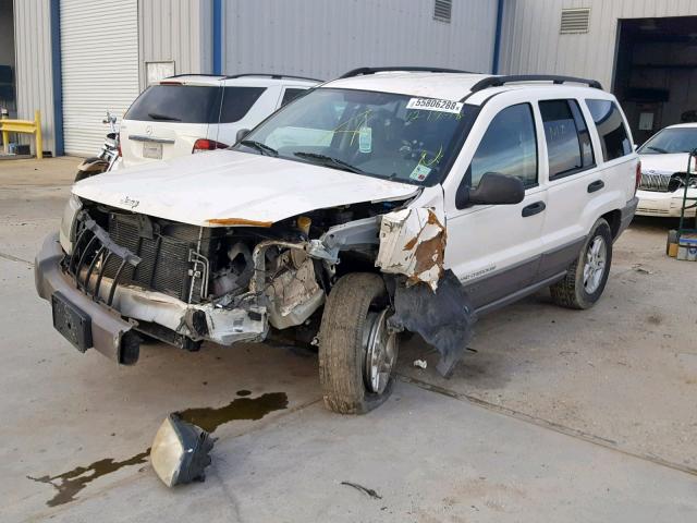 1J4GX48SX4C291144 - 2004 JEEP GRAND CHER WHITE photo 2