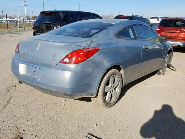 1G2ZH17N394170399 - 2009 PONTIAC G6 GT BLUE photo 4