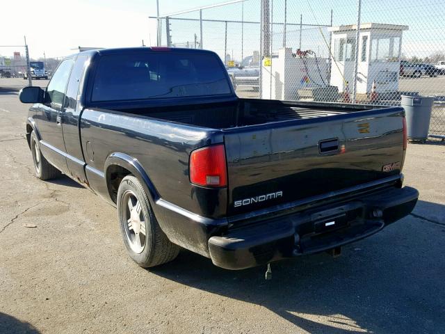 1GTCS19X438106924 - 2003 GMC SONOMA BLACK photo 3