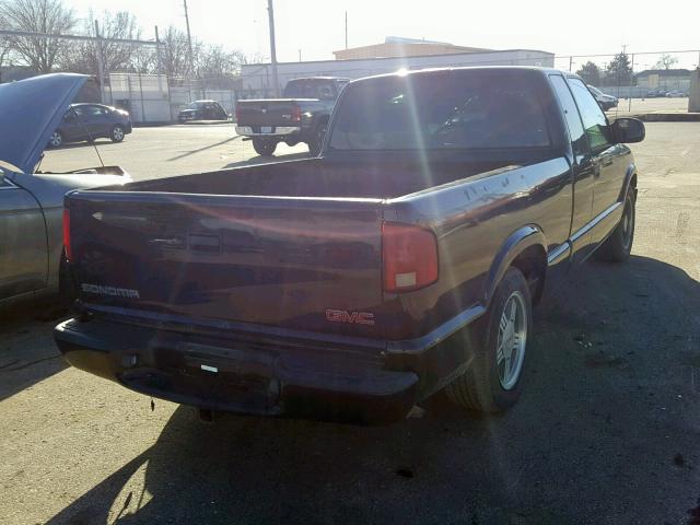 1GTCS19X438106924 - 2003 GMC SONOMA BLACK photo 4