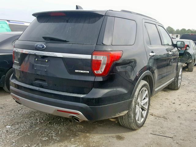 1FM5K7F8XGGC13668 - 2016 FORD EXPLORER L BLACK photo 4