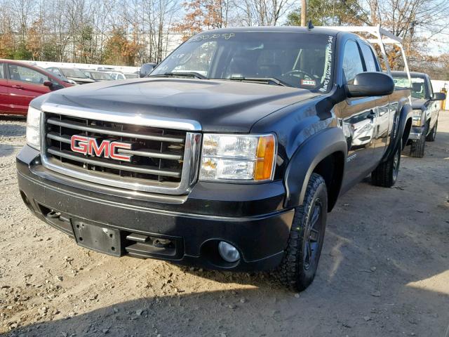 1GTEK19057Z532939 - 2007 GMC NEW SIERRA BLACK photo 2